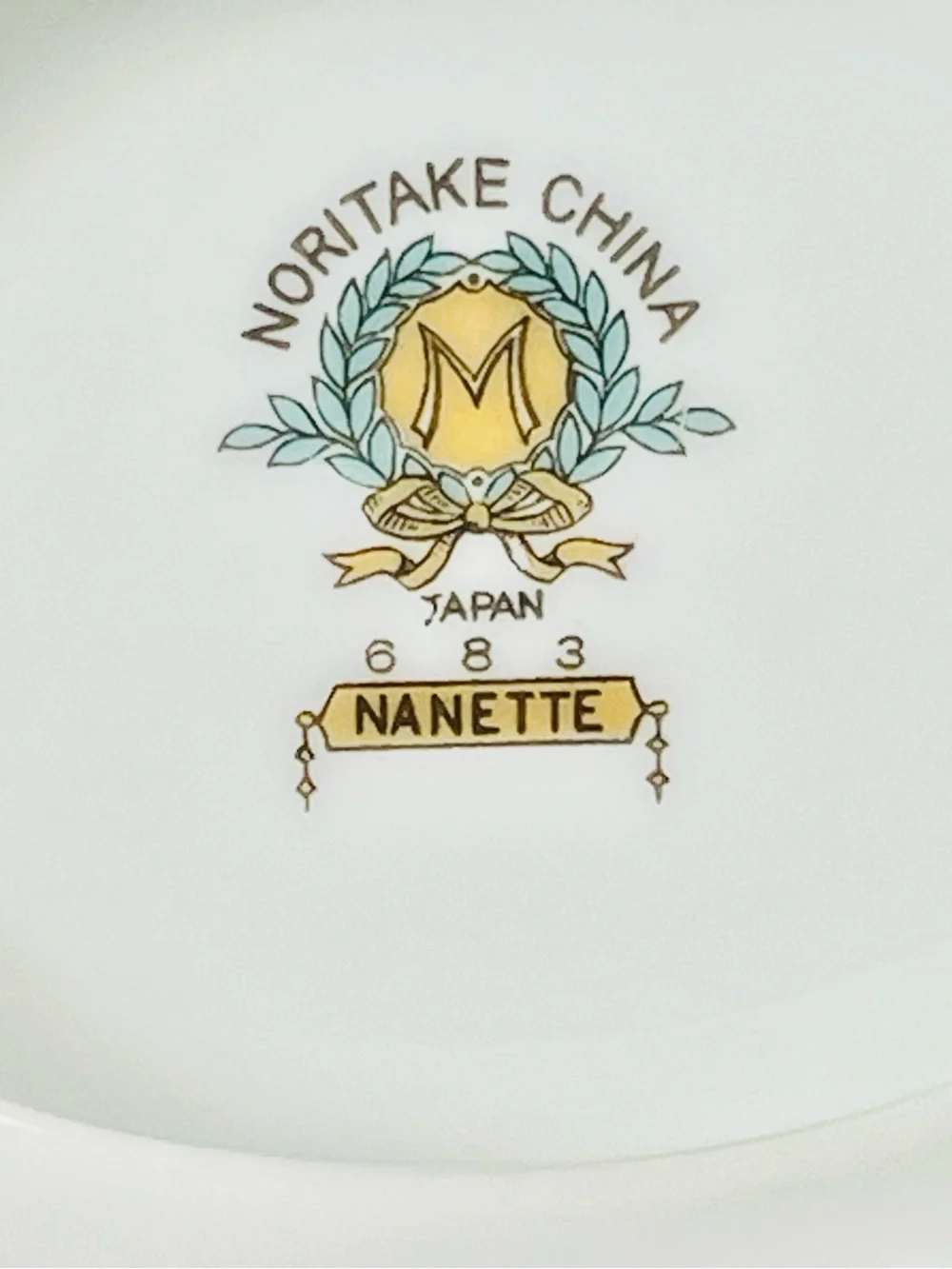 Noritake Nanette 683 Porcelain Floral Gold Gravy Boat & Underplate Set-AS IS
